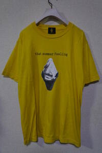 00's THE HIGH-LOWS that summer feeling Tee size M-L ザ・ハイロウズ Tシャツ イエロー