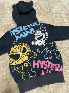 HYSTERIC MINIジップアップパーカー90★ヒステリックミニ　長袖パーカー　kids ジップアップパーカー　　　トップス　ヒスミニ