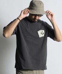 The DUFFER of ST.GEORGE 'DF MILITARY' 「Death Card」TEE：ミリタリーモチーフ プリントTシャツ