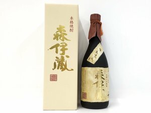 ●【大阪府内 発送限定】森伊蔵 かめ壺本格焼酎 金ラベル 720ml 25度 未開栓 箱付き S19