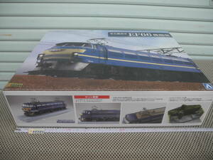 [ new goods unopened ] electric locomotive EF66 latter term type blue island teaching material culture company 1/45to rain Mu jiamOJ No.4