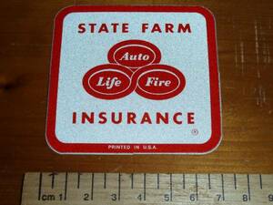 STATE FARM STATEFARM ステートファーム 北米 US アメリカ AAA ハワイ 保険 企業物 USDM HDM Hilife 大衆車 ストック 本物 ステッカー 2