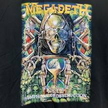 メガデス　Tシャツ　3XLサイズ　Megadeth ② XXXL 半袖_画像2