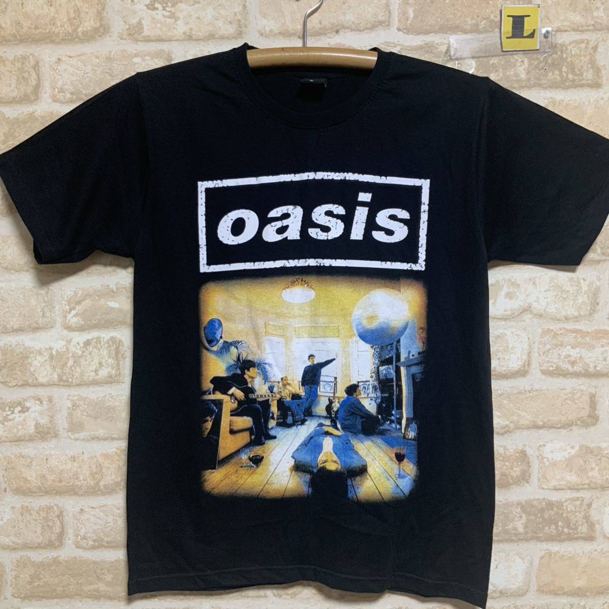 激レア・新品】90s oasis オアシス Tシャツ Lサイズ バンド 半袖-