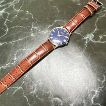 ロレックス　マルコーニ　1910　ブルーダイヤル　手巻き　動作良好　　メンズ腕時計　スモールセコンド_画像9
