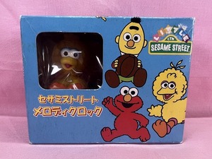 812* price cut * that time thing unused Sesame Street melody clock Big Bird SESAME STREET present condition goods **