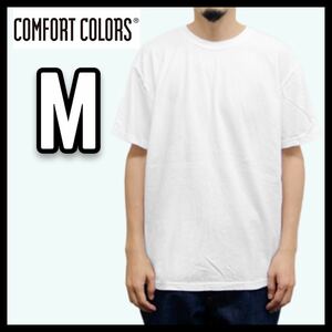 新品未使用 コンフォートカラーズ ガーメントダイ 6.1oz半袖Tシャツ 白 M サイズ COMFORT COLORS GARMENT DYE TEE