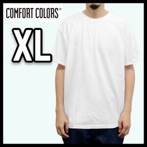 新品未使用 コンフォートカラーズ ガーメントダイ 6.1oz半袖Tシャツ 白 XL サイズ COMFORT COLORS GARMENT DYE TEE