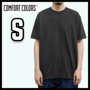 新品未使用 コンフォートカラーズ ガーメントダイ 6.1oz半袖Tシャツ 黒 S サイズ COMFORT COLORS GARMENT DYE TEE