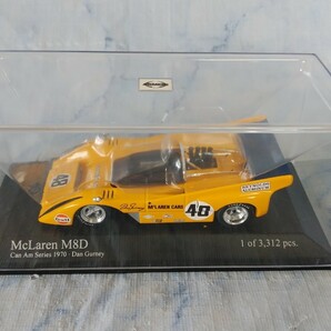 MINICHAMPS 1/43 McLaren M8D CanAm 1970 D,Gumey 530 704307 ミニチャンプス マクラーレン ミニカー #48  激レア美品の画像3