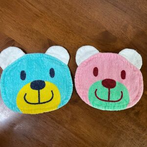 クマさん　よだれかけ　スタイ2枚セット　新品