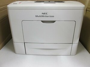 ◎中古レーザープリンタ【NEC MultiWriter 5500】トナー/ドラムなし◎2307011