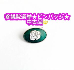 参議院選挙★ピンバッジ★中古品です♪