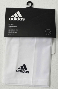 ★【adidas アディダス】ゴルフ UVフェイスカバー SMU NECK COOLER GM1262 ホワイト FREEサイズ
