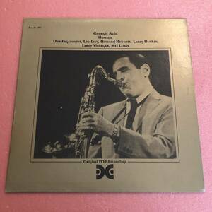 LP Georgie Auld Homage ジョージー オールド Don Fagerquist Howard Roberts Lou Levy Larry Bunker Leroy Vinnegar Mel Lewis