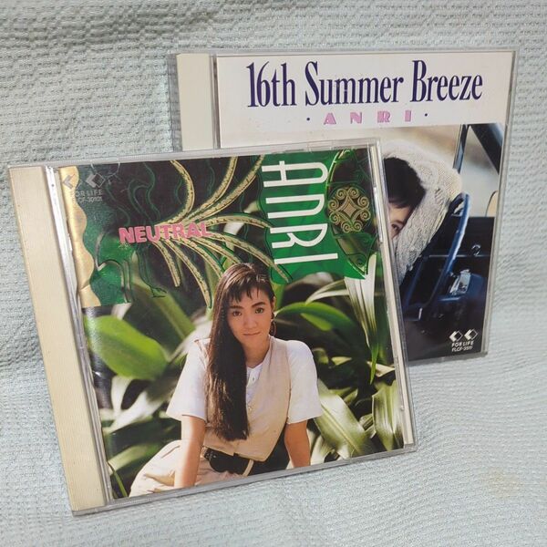 杏里中古CD 【NEUTRAL】【16th Summer Breeze】←２枚組の内Disc１のみの２枚です。