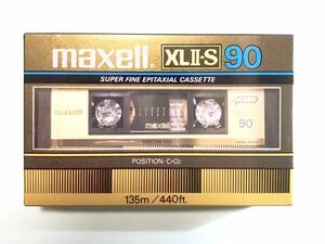 新品未開封　maxell マクセルカセットテープ XLⅡ-S 90 position・CrO 2 135m/440ft 極美品