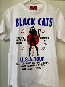 クリームソーダ ブラックキャッツ USA 1982 tシャツ Sサイズ