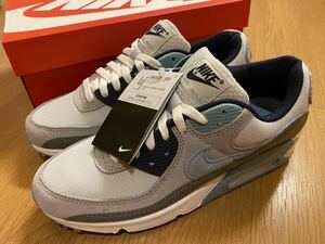 NIKE AIR MAX 90 / ナイキ エア マックス 90 ピュアプラチナム/ウォーン ブルー-オブシディアン DM0029-003 27cm