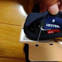 HESTRA ヘストラ Army leather Couloir　クロワール　グローブ 　8　M　NAVY TAN_画像8