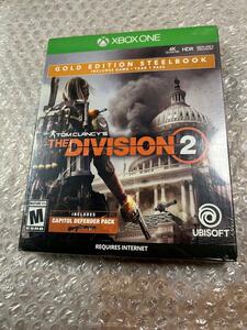 XBOX ONE Tom Clancy ti Vision 2 / Tom Clancy The Division 2 steel book North America limitation version new goods unopened free shipping including in a package possible 