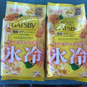 GATSBYギャツビー 金木犀 ギャツビー ボディペーパー メンズ 制汗 デオドラント 汗拭きシート セット 30シート 2セット