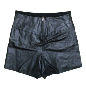 A.F HOMME,ARTEFACT artifact leather switch culotte skirt 115515-q