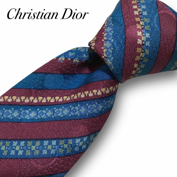 Christian Dior MONSIEUR レジメンタル シルク ネクタイ