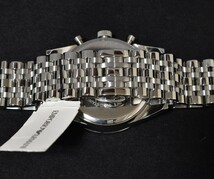  【訳あり】エンポリオアルマーニ 腕時計 メンズ EMPORIO ARMANIクロノグラフ AR6072 ブルー アルマーニ ステンレスベルト クオーツ 中古品_画像7