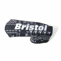 【新品未使用】 22AW 23 新品 FCRB f.c real bristol エフシーレアルブリストル SOPH PUTTER HEAD COVER パター ゴルフ バンダナ BLACK_画像3