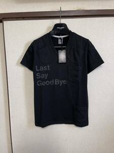 【新品未使用】 09AW 10 新品 NUMBER NINE ナンバーナイン LAST SAY GOOD BYE TEE Tシャツ カットソー 半袖 BLACK ブラック 黒色 タグ付き