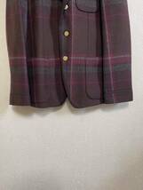 【即決】【良品】 n.hoolywood ミスターハリウッド エヌハリウッド CHECK TAILORD JACKET チェックテーラードジャケット ブレザー 即決あり_画像5