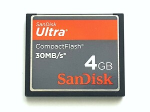 ☆美品☆ CFカード 4GB サンディスク ウルトラ SanDisk Ultra コンパクトフラッシュ CompactFlash Card