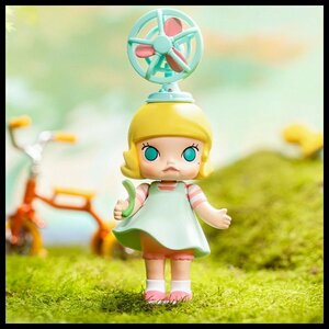 フィギュア　The Wind was Whistling　POPMART Molly My Childhood シリーズ　ポップマート　マスコット　人形　子供のころ　扇風機