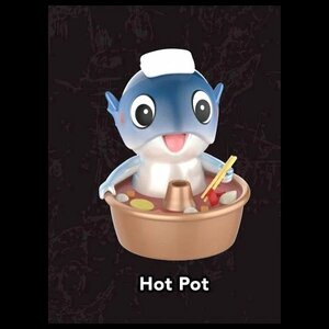 フィギュア　Hot Pot　POPMART BIGGIE FISH DISH OF THE WORLD　シリーズ　ポップマート　世界料理　魚　鍋　温泉