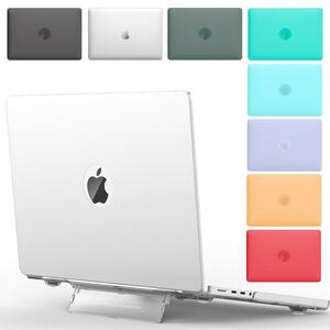 MacBook Air13インチ（A1369/A1466）用 スタンド付 シェルケース ハードケース 上下カバー 分離式 頑丈 濃緑