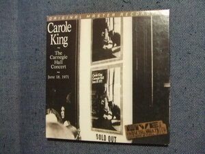 キャロル・キング・ライヴ/限定・高音質SACD　輸入盤★Carole King / The Carnegie Hall Concert ~ June 18, 1971★8枚まで同梱送料160円