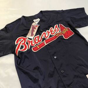 MLB アトランタブレーブス オーセンティックコレクション ユニフォーム　米国製 メンズSサイズ 未使用 メジャーリーグ ベースボールシャツ