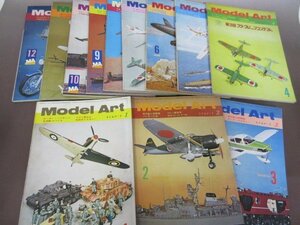 「モデルアート　Model Art」１９７２年１月～１２月　１２冊揃い　送料無料！