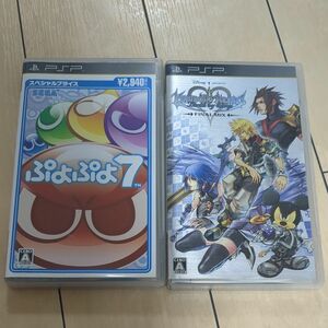 PSP用ソフト キングダムハーツ バースバイスリープ FINAL MIX　ぷよぷよ７ ２本セット