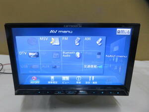 動作保証付きア-556/カロッツェリア HDDナビ AVIC-ZH77 テレビ フルセグ/ブルートゥース内蔵 タッチパネル正常★配線セット