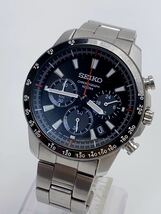 T681 美品 SEIKO セイコー 腕時計 クロノグラフ 6T63-00D0 クオーツ 電池交換済み_画像1