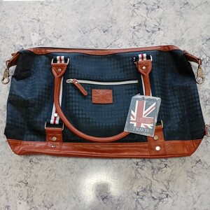 [156]Travis travis Mini сумка "Boston bag" новый товар не использовался темно-синий с биркой 