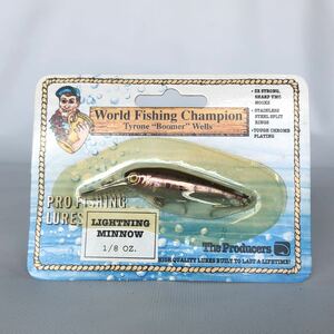 オールドルアー World Fishing Champion 1022 リップ 付き ライト ミノー ルアー バスフィッシング ブラックバス トラウト 釣り 釣具 淡水