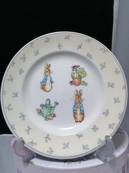 17CM 新品未使用◇自宅保管 ウェッジウッド ピーターラビット ケーキプレート WEDGWOOD PETER RABBIT