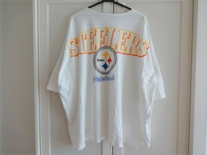 送料230円■niko and… NFL ビッグTシャツ ピッツバーグ・スティーラーズ■ニコアンド Pittsburgh Steelers■アメカジ古着 USA ビンテージ