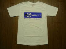 USA製　WABC-TV　NEW YORK　ABC放送　テレビ局　7チャンネル　半袖　Tシャツ　企業物　サイズS　_画像1