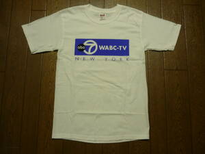 USA製　WABC-TV　NEW YORK　ABC放送　テレビ局　7チャンネル　半袖　Tシャツ　企業物　サイズS　