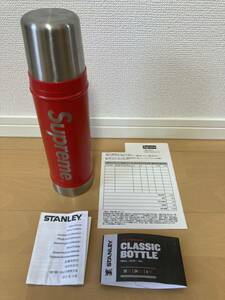 美品 19AW Supreme Stanley 20 oz. Vacuum Insulated Bottle シュプリーム スタンレー ボトル REDレッド 水筒 アウトドア キャンプ camp