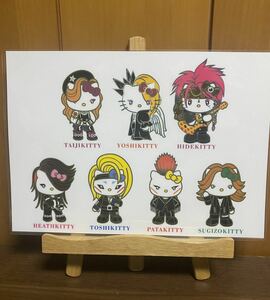 Art hand Auction xjapan キャラ ラミネート ハンドメイド品, ハンドメイド作品, インテリア, 雑貨, パネル, タペストリー